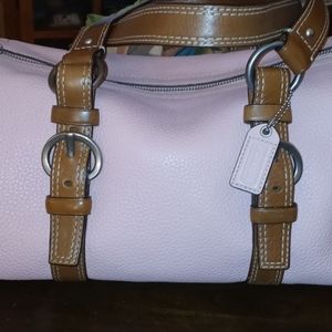 Coach Pink Leather Handbag